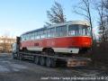 Ve středu 6.února 2013 došlo k naložení a odvezení vozu T3SUCS ev.č. 7057 směr Oděsa. | 6.2.2013