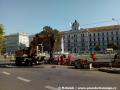 Oprava tratě na náměstí Kinských. | 14.10.2018