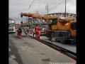 Od Plavecké ulice probíhá rekonstrukce tratě na Rašínově nábřeží standardní metodou kolejnic ve štěrkovém loži na železobetonových pražcích s asfaltovým zákrytem. | 26.02.2022