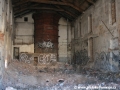Areál karlínské Rustonky v roce 2009, jediným hmatatelným pozůstatkem je vykradená budova kotelny | 12.4.2009