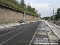 Na rekonstruované křižovatce Letenský tunel dochází k zádlažbě střední části a pokládání asfaltového krytu v prostoru předjízdné koleje. | 11.8.2007