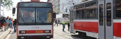 Trolejbus Škoda 14TrR ev.č.3224 byl v září roku 2015 vyřazen. Po opravě poškození již zasáhl do brněnské dopravy již pouze devětkrát a na konci května byl vyřazen. | 18.5.2015