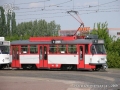 Vůz T4D ev.č.1143, který je odstavený ve vozovně Betriebshof Freiimfelder Str. již do provozu nejspíše nezasahuje | 8.5.2008