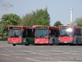 Místní flotila autobusů značky Mercedes zleva ev.č.316, 320 a 306 (Betriebshof Freiimfelder Str.) | 8.5.2008