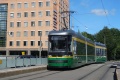 Do zastávky Ruskeasuo/Brunakärr přijíždí Škoda Transtech Artic #472. | 1.8.2022