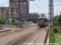 Tramvajová doprava v egyptské Káhiře i s černým pasažérem na nárazníku tramvaje | 26.6.2006