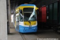 VarioLF2+ ev.č.803 vyčkává ve vozovně na zahájení provozu tohoto typu tramvají. | 18.10.2014