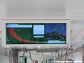 Detailní pohled na informační systém vozu EVO2 v podobě oboustranného LCD informačního panelu APEX VIS-01. | 6.10.2012