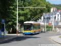 Trolejbus Škoda 24Tr CityBus ev.č.52 u zastávky Goethovo náměstí. | 13.-14.6.2014