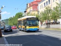 Trolejbus Škoda 24Tr CityBus ev.č.52 na Hlavní třídě. | 13.-14.6.2014