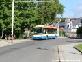 Do zastávky Goethovo náměstí míří trolejbus Škoda 24Tr Citelis 1A ev.č.55. | 13.-14.6.2014