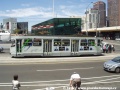 Další zástupce nejstaršího typu tramvaje. Za vozem ev.č. 242 můžeme spatřit informační centrum | 5.1.2008