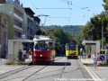 Zastávka Selyemrét na konci ulice Bajcsy-Zsilinszky. | 28.8.2012
