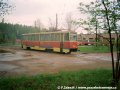 Vůz KTM5 ev.č.040 ve vozovně | 9.5.1996
