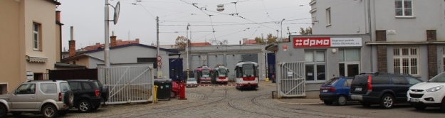 Tramvajová vozovna v Koželužské ulici pamatuje zahájení provozu tramvají v roce 1899... | 14.10.2013