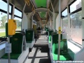 Interiér vozu Solaris Tramino S105P pohledem z 5. článku. | 1.7.2012
