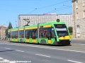 Vůz Solaris Tramino S105P ev.č.547 poblíž zastávky Św. Marcin. | 1.7.2012