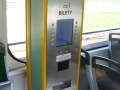 Automat na jízdenky umístěný v interiéru vozu Solaris Tramino S105P. | 1.7.2014