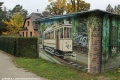 Místní tramvaje jsou vyobrazeny i na měnírně nedaleko zastávky Goethe Strasse. | 27.10.2021