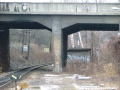 Původní most přes Buštěhradskou dráhu v úrovni Svatovítské ulice. | 9.2.2006
