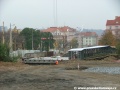 Počátek výstavby nového mostu přes Buštěhradskou dráhu. | 31.10.2009
