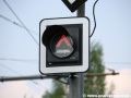Ve směru od nácestné zastávky Nádraží Braník získává řidič tramvaje informaci, že bude následovat signál volno. | 24.4.2011