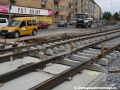 Přechod dvou konstrukcí tramvajové tratě. | 17.5.2011