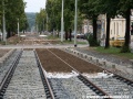 Tramvajová trať se připravuje na zatravnění. | 24.7.2011