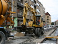 Rozvoz betonu nakolejeným rypadlem. | 19.9.2008