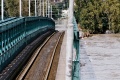 Trojský tramvajový most. | 14.8.2002