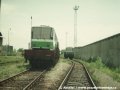 Vozy T6B5 na vagonech na nádraží Praha-Zličín připravené k odvozu | 29.7.1997