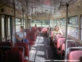 Druhý pohled do interiéru trolejbusu 9TrHT28 ev.č.11 na lince 13 na smyčce Panoráma s výběrovým vzorkem teplických cestujících | 30.8.1997
