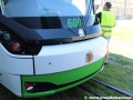 Čelo tramvaje Škoda 26T ForCity Classic ev.č.608 pro město Miskolc. | 7.6.2014