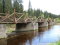 Hradlový most na počátku Vchynicko-Tetovského plavebního kanálu nejen odváděl vodu, ale také odkláněl dříví splavované z vyšších poloh z koryta řeky Vydry do kanálu. | 21.5.2012