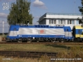 Nová lokomotiva Českých drah 380 001-4 na zkušebním okruhu Velim | 25.9.2009