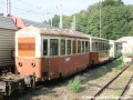 Odstavené osobní vozy Balm/u na nádraží v Jindřichově Hradci | 30.7.2008