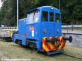 Motorová lokomotiva T211.037 přezdívaná “Prasátko“ nebo také “Zapalovač“ je využívána na Zubačce zejména k vedení pracovnách vlaků. Vyrobena byla v roce 1959 a na Zubačku se dostala v roce 2005 když jí zakoupila Železniční společnost Tanvald po zrušení vlečky, na níž byla do té doby provozována. | 10.9.2011