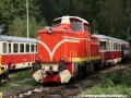 Ozubnicová lokomotiva T 426.003 odstavená v Tanvaldě. | 12.9.2011