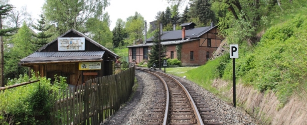 Výtopna na nádraží Jöhstadt. | 31.5.2015