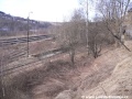 Opuštěná a rozpadající se točna u tzv. saské výtopny nádraží Vejprty. | 23.3.2011