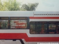 Reklamní polep okna prototypového vozu RT6N1 ev.č.0028. | 30.5.1996