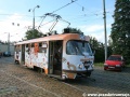 Kofola tramvaj tvořená vozem T3SUCS ev.č.7040 ve vozovně Střešovice | 13.7.2007