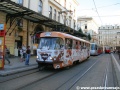 Kofola tramvaj tvořená vozem T3SUCS ev.č.7040 u Masarykova nádraží | 27.7.2007