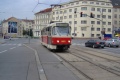 Sólo vůz T3R.P #8561 vypravený na linku 15 míří k zastávce Nádraží Vysočany. | 2.7.2009