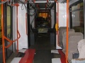 Interiér vozu RT6N2 #9101 po přerušení zkoušek a opětovném odstavení v hale vozovny Pankrác. | 2.2.2007