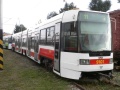 Vyřazené pražské tramvaje RT6N2 ev.č.9101 a RT6N1 ev.č.9102 v areálu DPOV, a.s. Nymburk | 1.10.2009