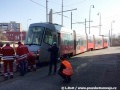 Vůz Škoda 14T ev.č.9127 je znovu na pražských tramvajových kolejích. | 10.3.2015