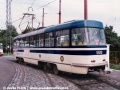 Elektrický motorový jednosměrný vůz T4 ev.č.5500 z roku 1967 | léto 1991