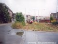 Již vyřazený pracovní vůz T3 ev.č.5534 čeká na likvidaci v areálu nádraží ČD Praha - Smíchov. | 26.8.1995
