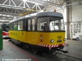 Posunovací vůz T3M ev.č.5551 po provedené opravě stupně PÚ v Ústředních dílnách. | 29.7.2012